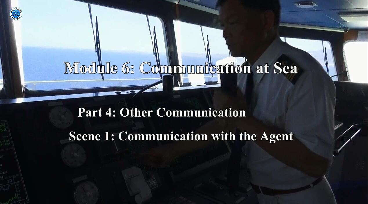 Communication with the Agent 船长联系苏伊士代理  